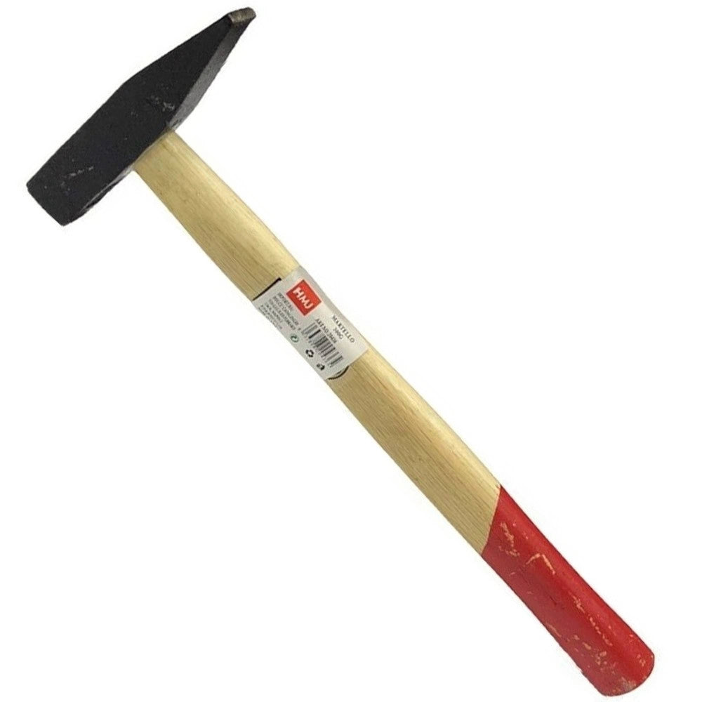 Trade Shop - Martello Manico Legno Meccanico Tipo Tedesco 200gr 1/3 Falegname Carpentiere -