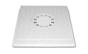 CHIUSINO CON SIFONE CENTRALE cm 30 x 30