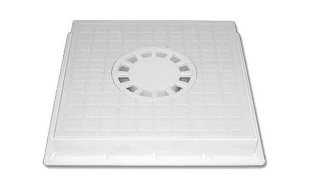 CHIUSINO CON SIFONE CENTRALE cm 30 x 30