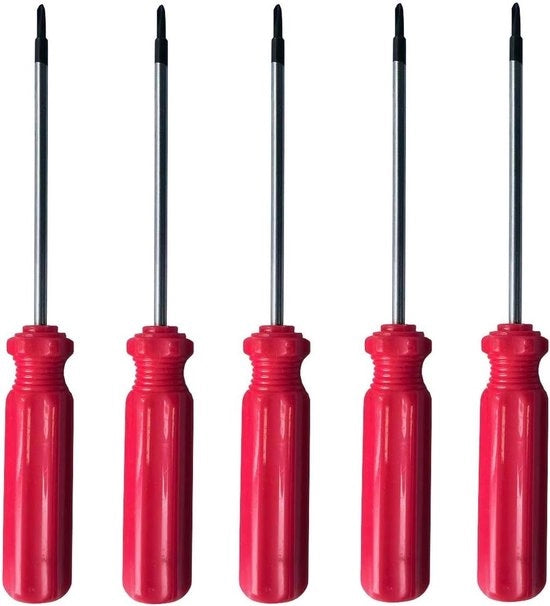 Set a strumenti a viti a 5 pezzi con punta Triwing Y00 (20 mm) - magnetico - maniglia in plastica