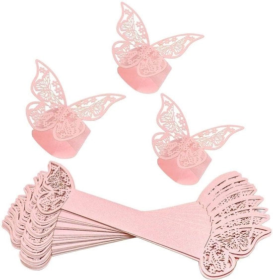Porta tovaglioli 50 pezzi - Tovaglioli - Tovaglioli di carta - Decorazione per matrimoni - Decorazione da tavola - Materiale ecocompatibile