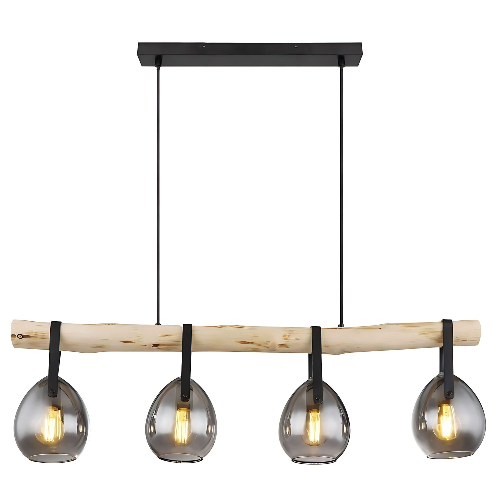 Lampada APP1775-4CP Wood Grey