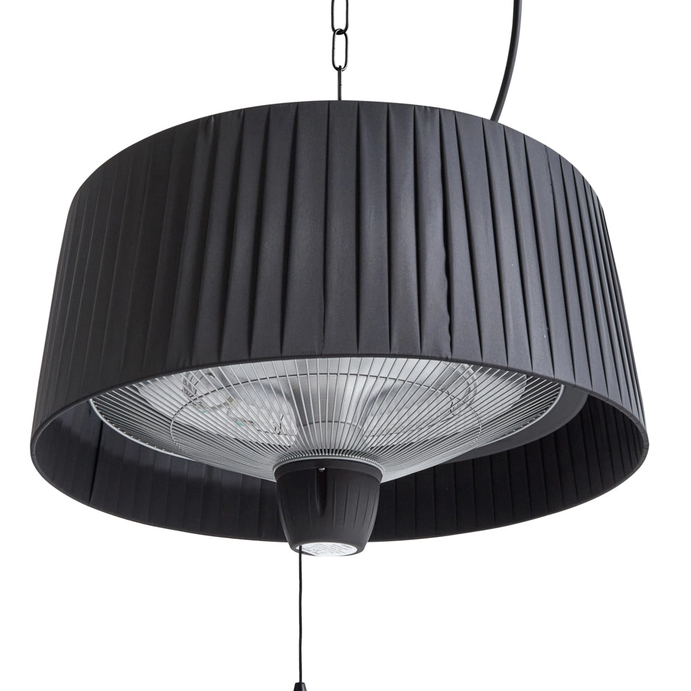 Stufa da esterno alogena elettrica nera per esterno giardino accessori da esterno