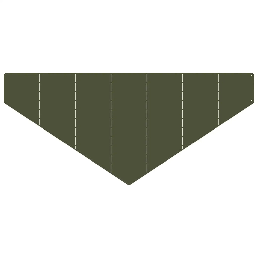 Bordura per Prato 100 x 45 cm Acciaio Verde Oliva 8008895