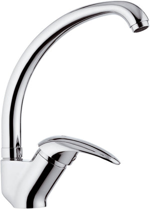 Rubinetto lavellocon bocca alta girevole, tipo lusso - serie ten