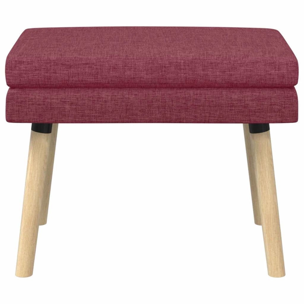 Panchina a doppio strato Rosso Vino 60 x 40 x 46 cm Tessuto 42038420
