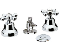 Rubinetto bidet con doccia e scarico - serie liberty