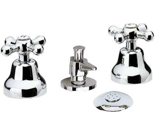 Rubinetto bidet con doccia e scarico - serie liberty