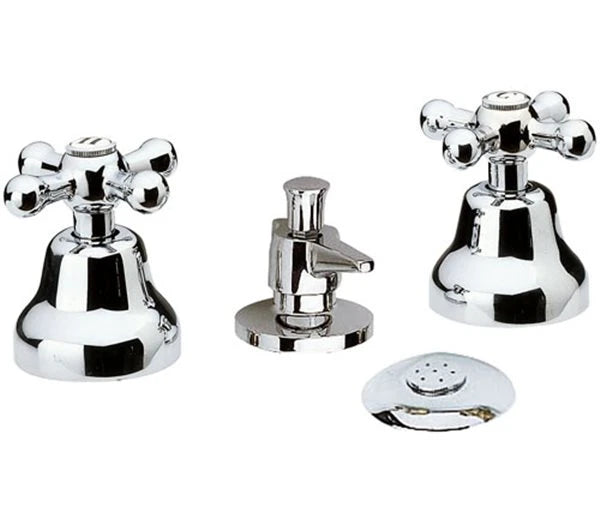 Rubinetto bidet con doccia e scarico - serie liberty