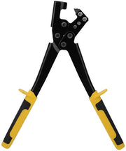 Tang per crimpaggio per profili di plafondo di decorazione, ideale per il fissaggio di Kiel in acciaio leggero, con maniglia per la penna del crimpatore di rail.