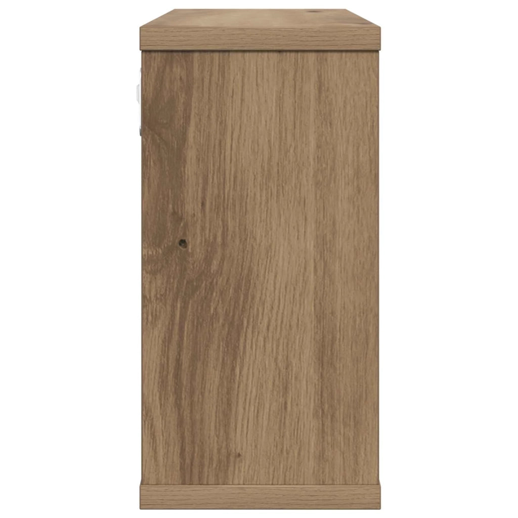 Scaffali flottanti Rovere Artigianale 80 x 15 x 30 cm 8012330