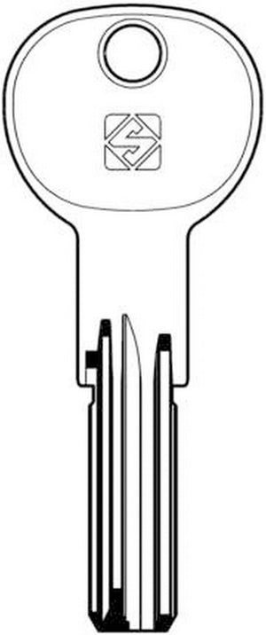 chiavi punzonate silca ie26 gr.6/1 cod:ferx.463