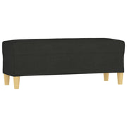 Panca Nera 100x35x41 cm in Tessuto CFW5221168