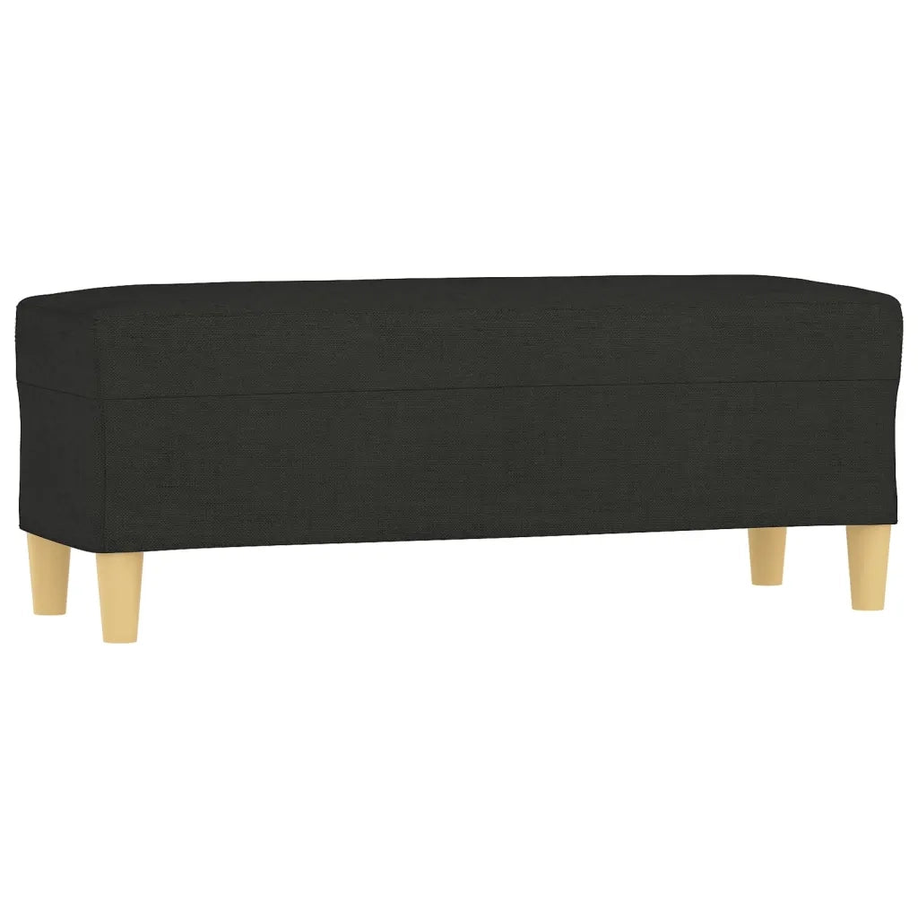 Panca Nera 100x35x41 cm in Tessuto CFW5221168