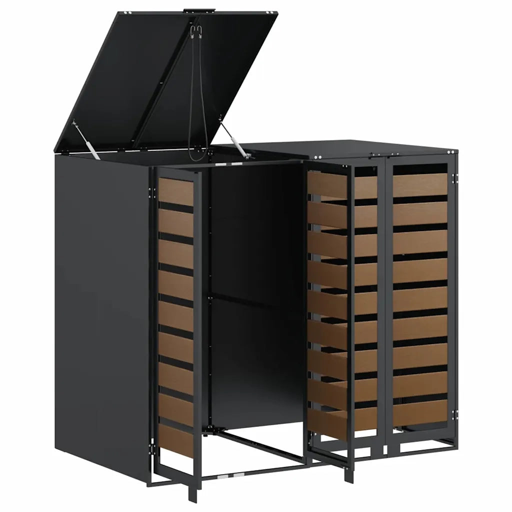 Contenitore per Rifiuti per 3 Bidoni 340 x 77.5 x 115.5 cm