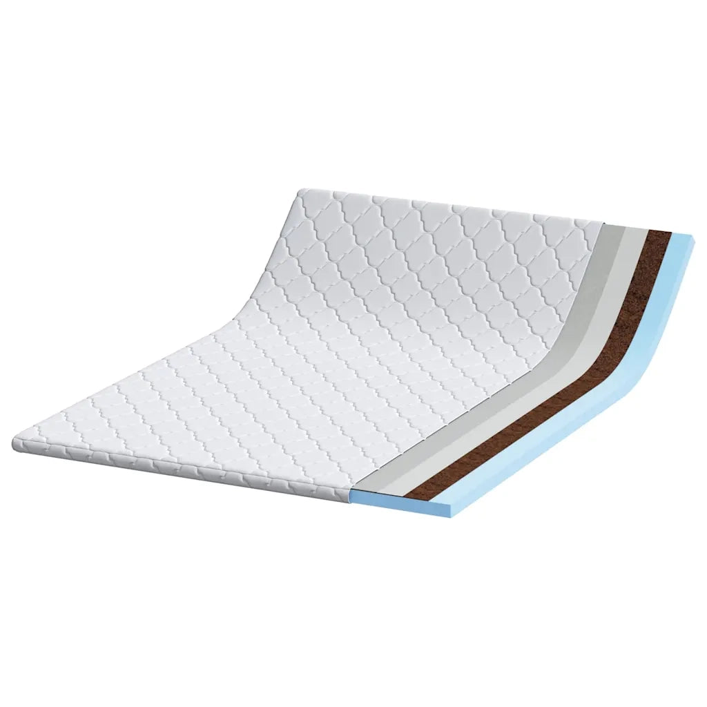 vidaXL Guanciali per materassi Bianco 140 x 200 cm Schiuma PU