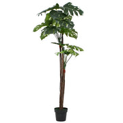 Pianta Artificiale di Monstera con Vaso 70 cm Verde 245945