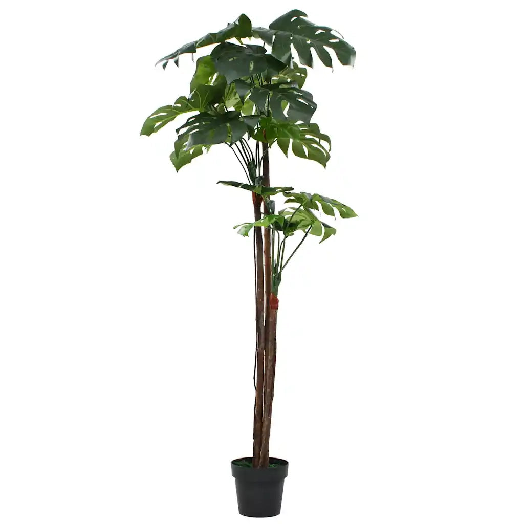 Pianta Artificiale di Monstera con Vaso 70 cm Verde 245945