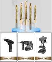 Set di Strumenti per Taglio e Foratura - 6 Pezzi - Ideale per Lavorazione del Legno - Diverse Dimensioni - Alta Qualità - Adatto per il Metallo - Set da 6