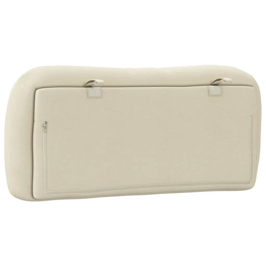 Cuscino Testiera Hvar Crema 80 cm in Tessuto CFW8132563