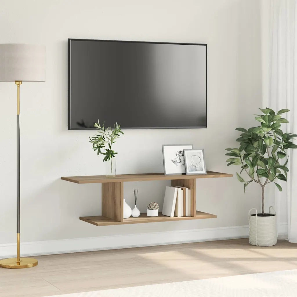 vidaXL Mobile TV Marrone 103 x 30 x 26.5 cm Legno multistrato