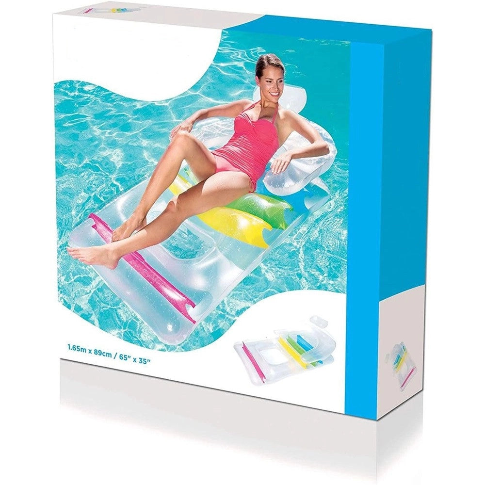 Trade Shop - Poltrona Materassino Gonfiabile Kool Lounge 165x89cm Mare Piscina Spiaggia 43011 -