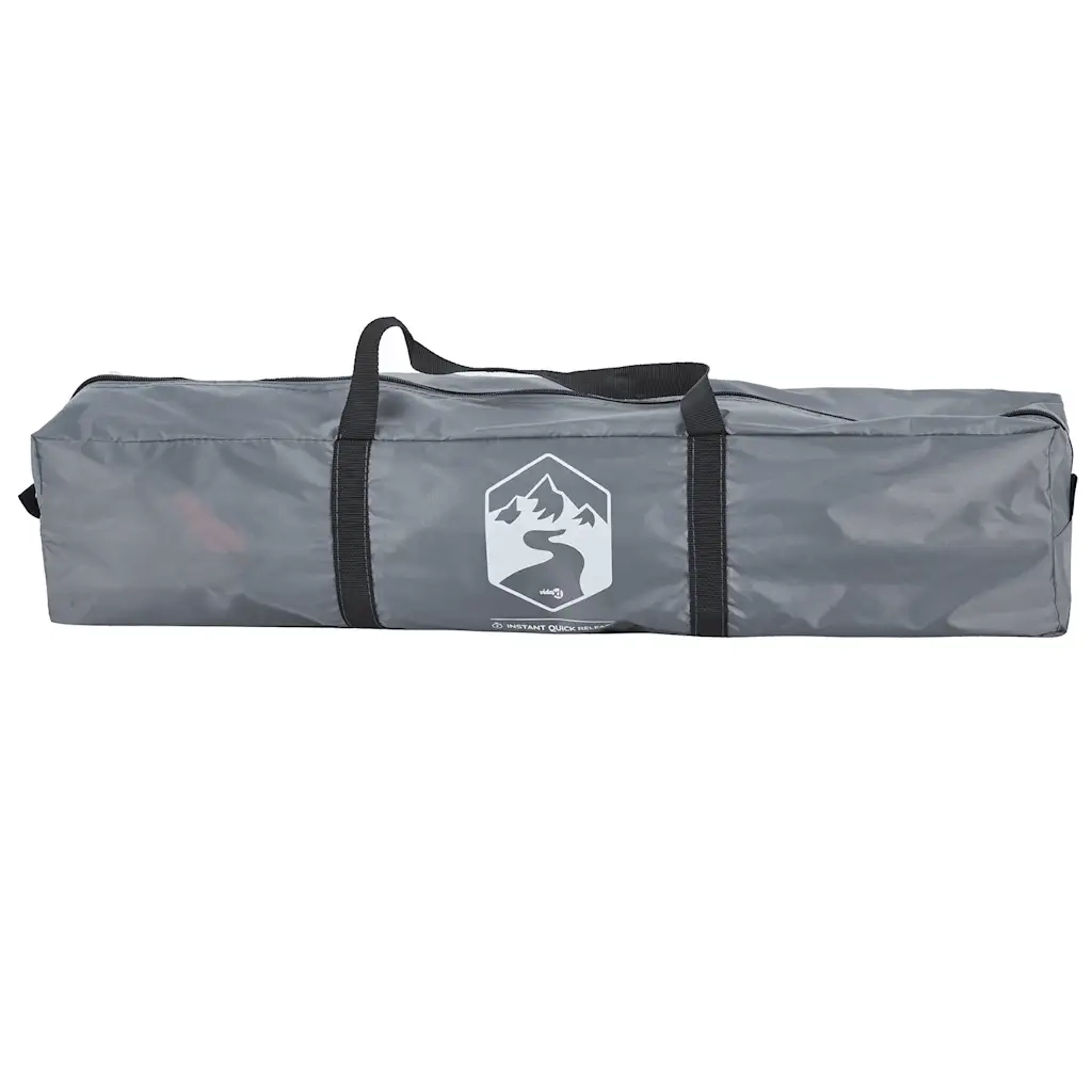 Tenda Campeggio 2 Persone Grigio e Arancione a Rilascio Rapido 4004163