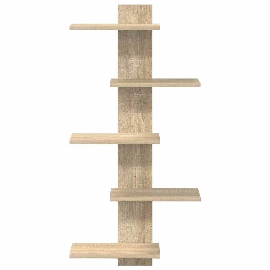 Mensola a muro flottante Rovere Sonoma 48,5 x 15 x 101 cm 8012198