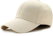 Pet da baseball strutturato con chiusura regolabile - Pet per attività all'aperto e bordo personalizzabile - Beige