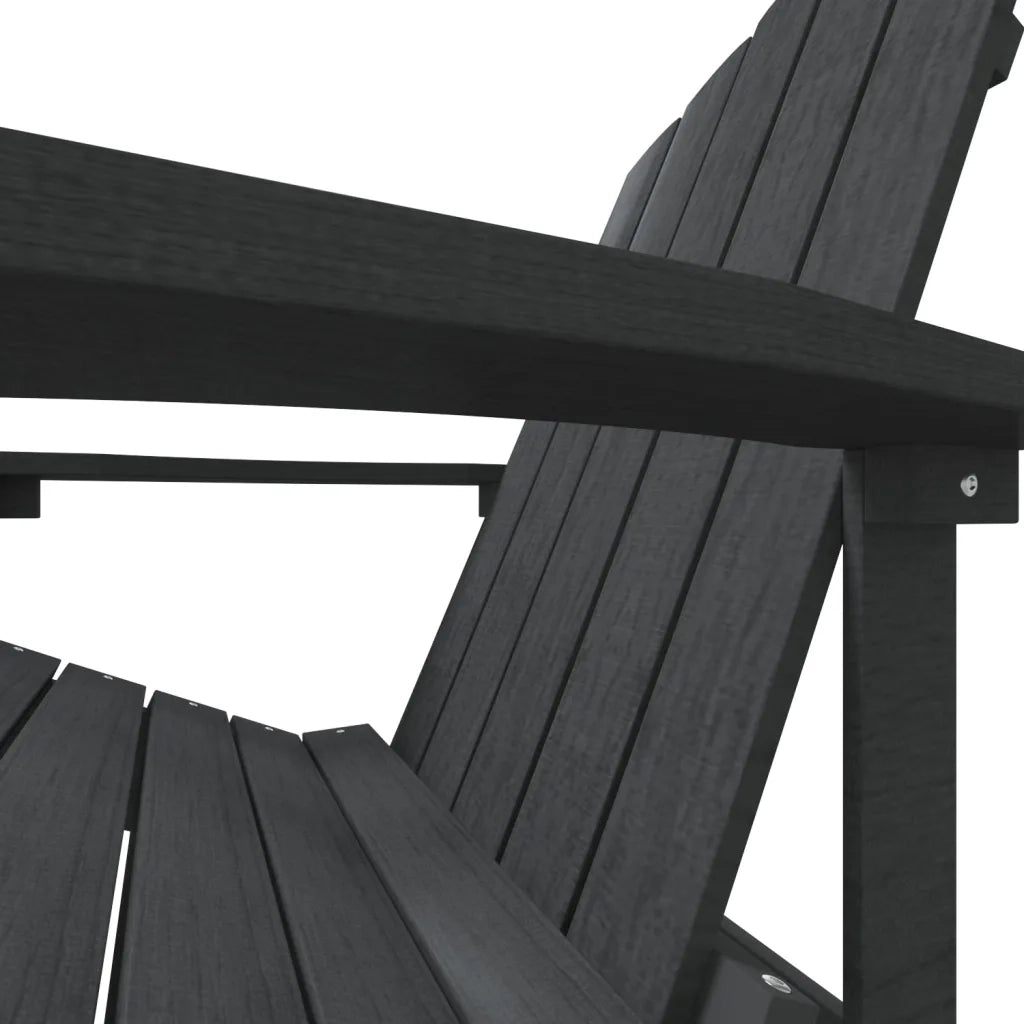 Sedia da Giardino | Sedie da Esterno Adirondack Antracite HDPE