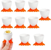 Set di uova in plastica - Idoneo per bambini - 9 pezzi - Per uova al vetro