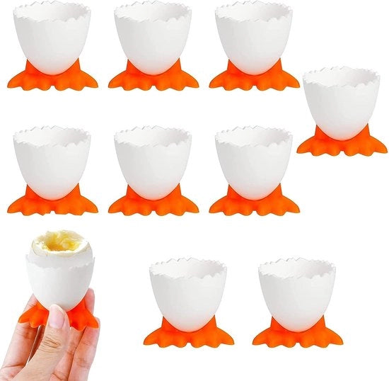 Set di uova in plastica - Idoneo per bambini - 9 pezzi - Per uova al vetro