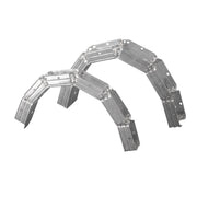 Guida profilo in lamiera zincata flessibile per strutture curve 1,5 m *** misure 30 x 75 x 30 mm, confezione 1