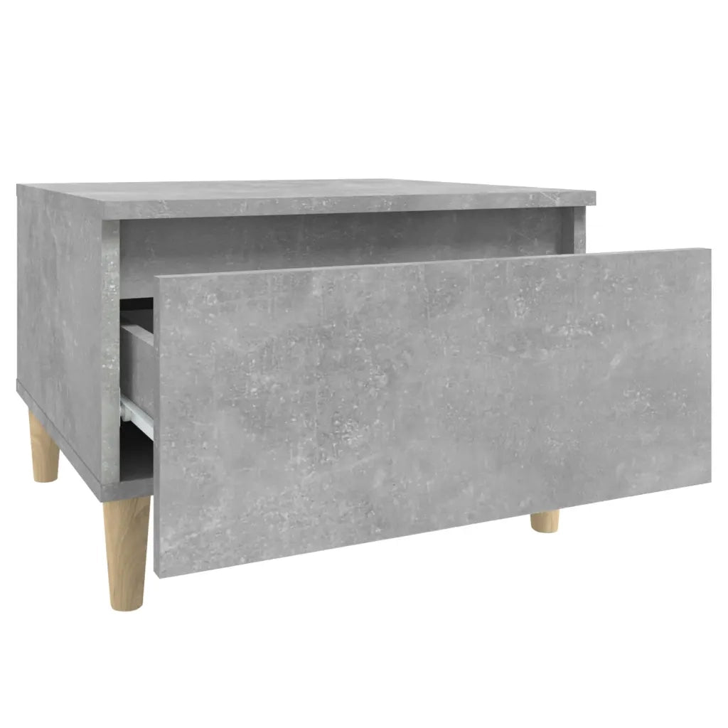 Tavolini 2pz Grigio Cemento 50x46x35 cm in Legno Multistrato 819509
