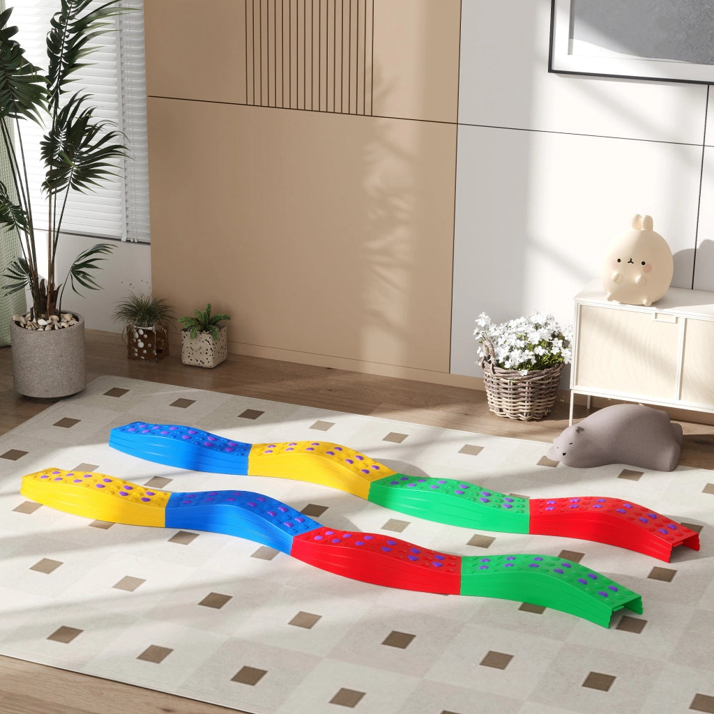 Ponte di equilibrio per bambini ¨C zephmum ¨C 8 pietre, superficie antiscivolo