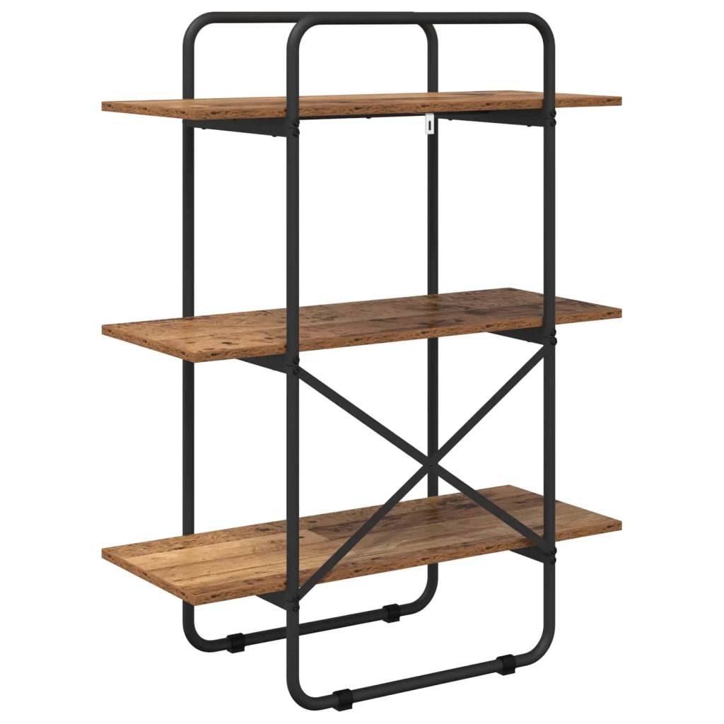 Libreria 3 livelli 60 x 35 x 105 cm PB Legno di quercia 8007844