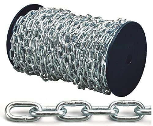 Vigor Catena Genovese Commerciale Zincata Bobina di Metri 100 3.0mm