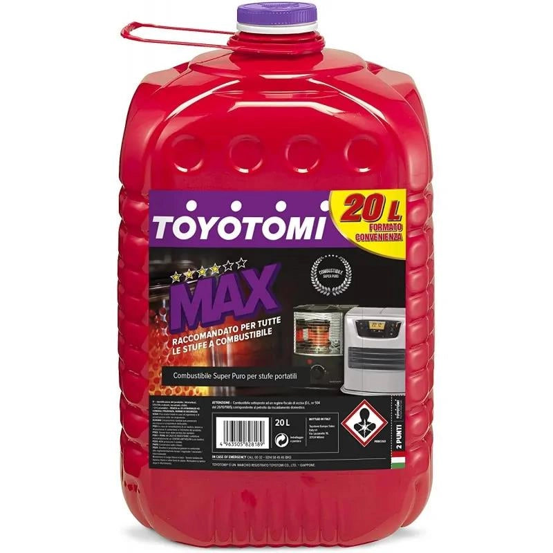 TOYOTOMI LIQUIDO STUFE A COMBUSTIBILE SUPER PURO MAX 20LT