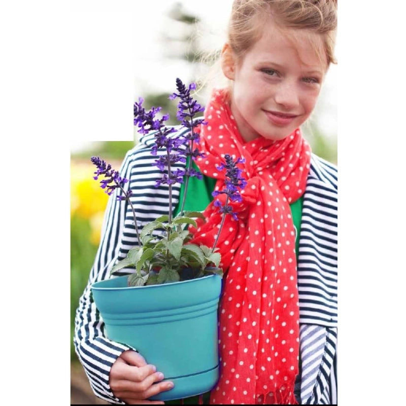 Bloem SP1020 - Vaso per fiori Saturn, 25,4 cm Colore: Tequila Sunrise