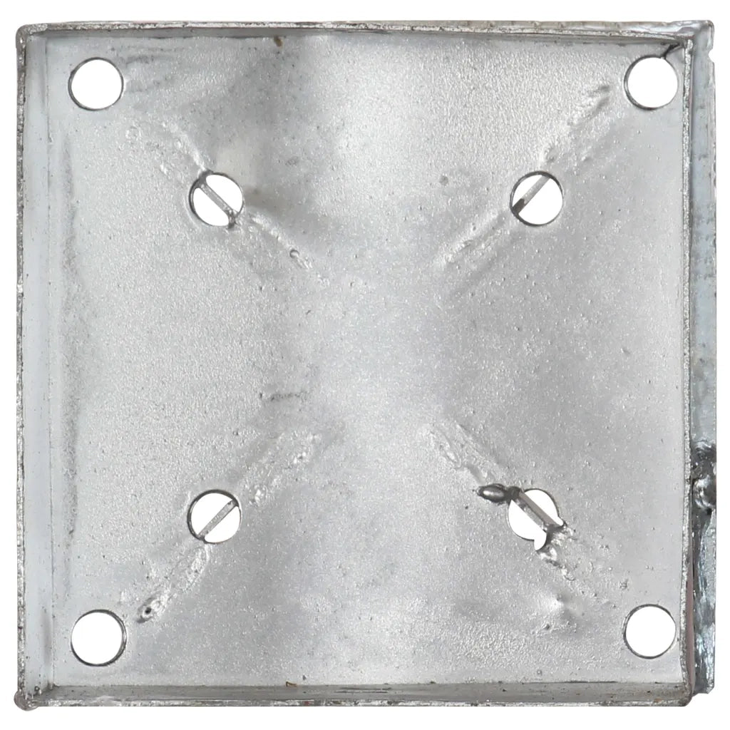 Picchetti di Terra 6 pz Argento 14x14x91 cm in Acciaio Zincato 145428