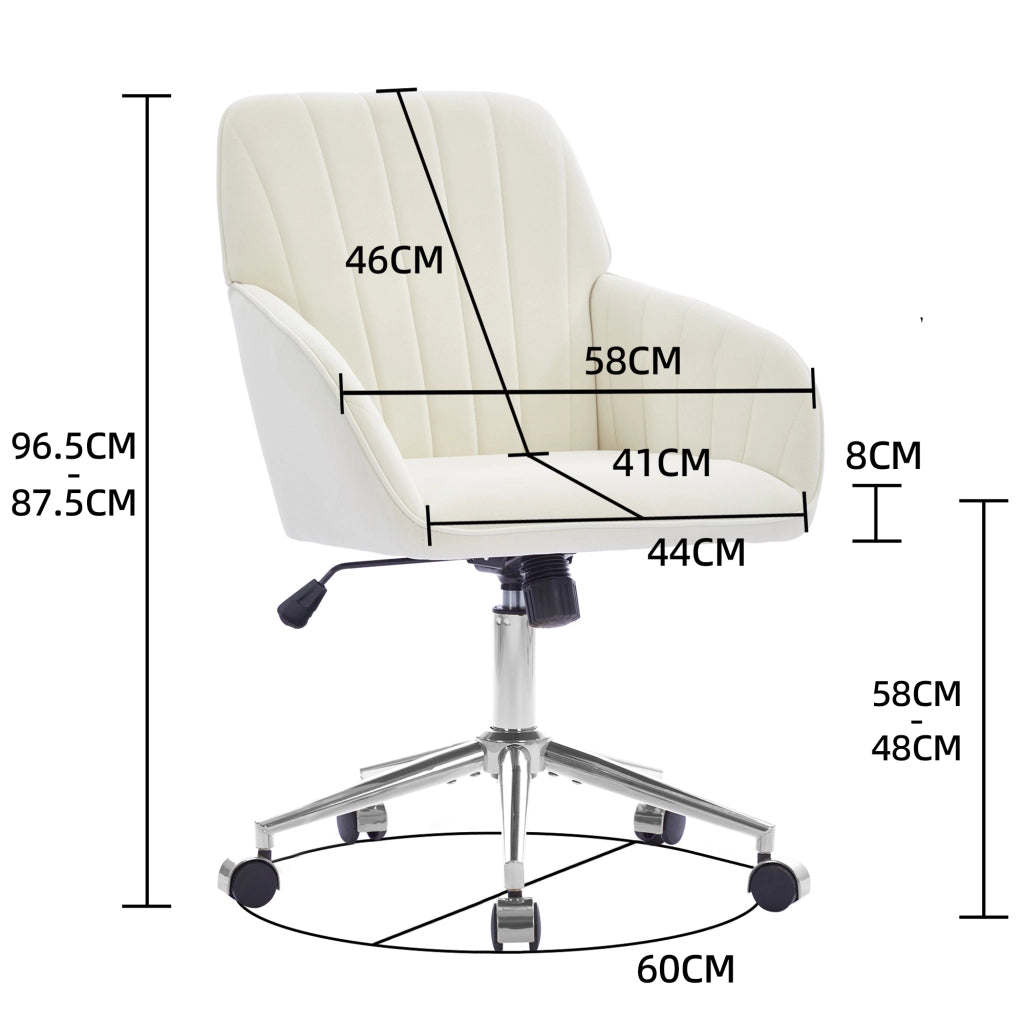 Sedia da Ufficio Ergonomica Girevole con Schienale ¨C MINIMAL ¨C Altezza Regolabile