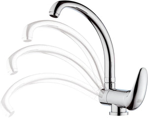 Rubinetto lavellocon bocca alta girevole - serie ten