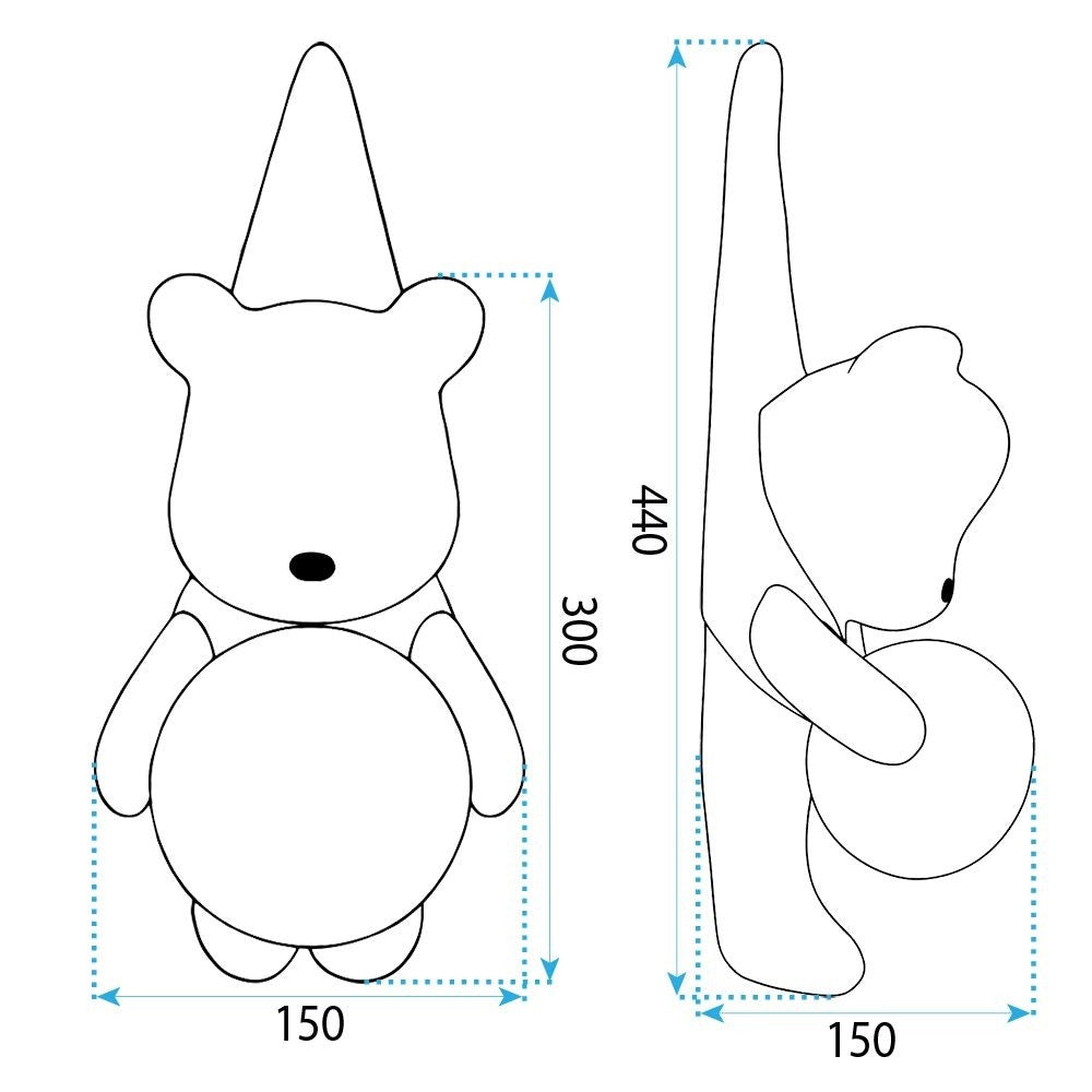Lampada Da Parete Orso In Camicia G169-1w Blue