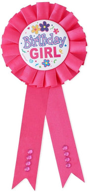 Decorazione per abito da festa - Ragazza di compleanno - Colorata - Leggera - Materiale ecologico 16,5x8 cm - Badge per compleanno