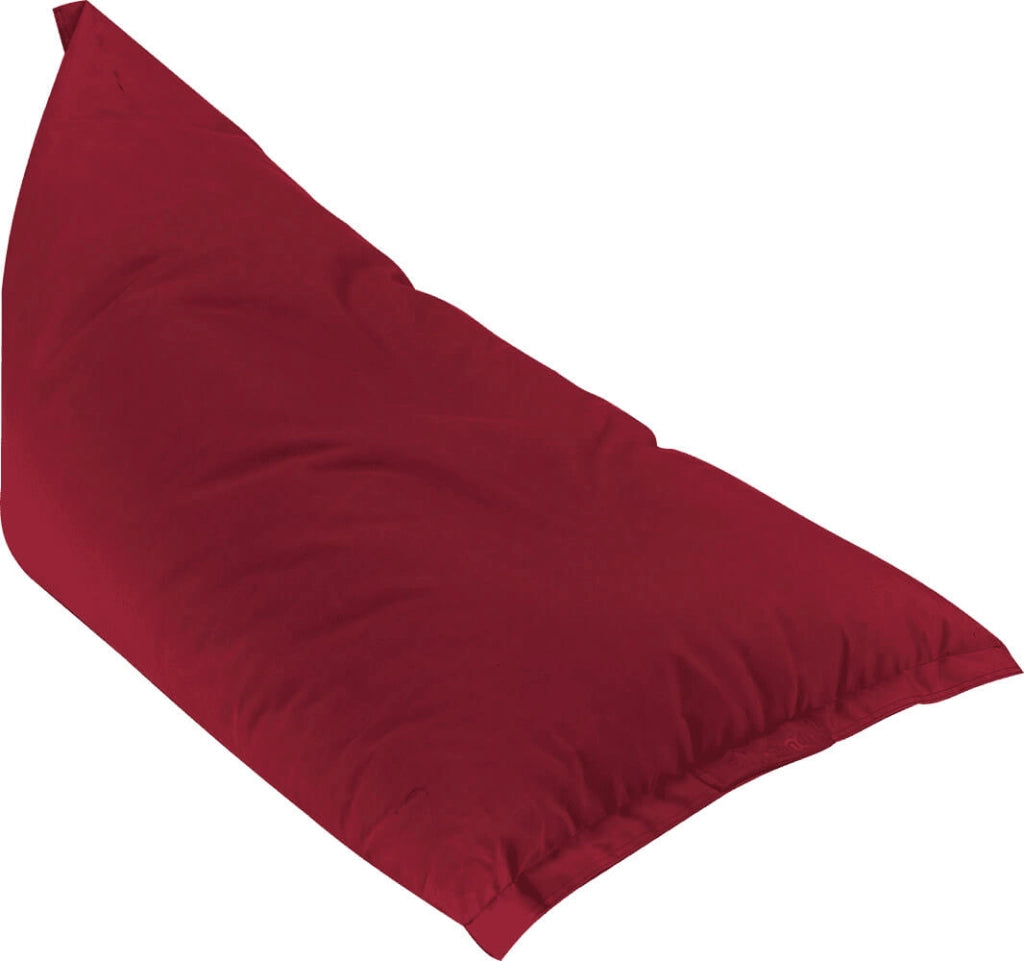 Poltrona a Sacco Pouf Sdraio in Acrilico Pomodone Milk Bordeaux