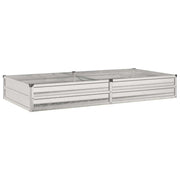 Letto rialzato da giardino Argento 160 x 80 x 24 cm 8006478