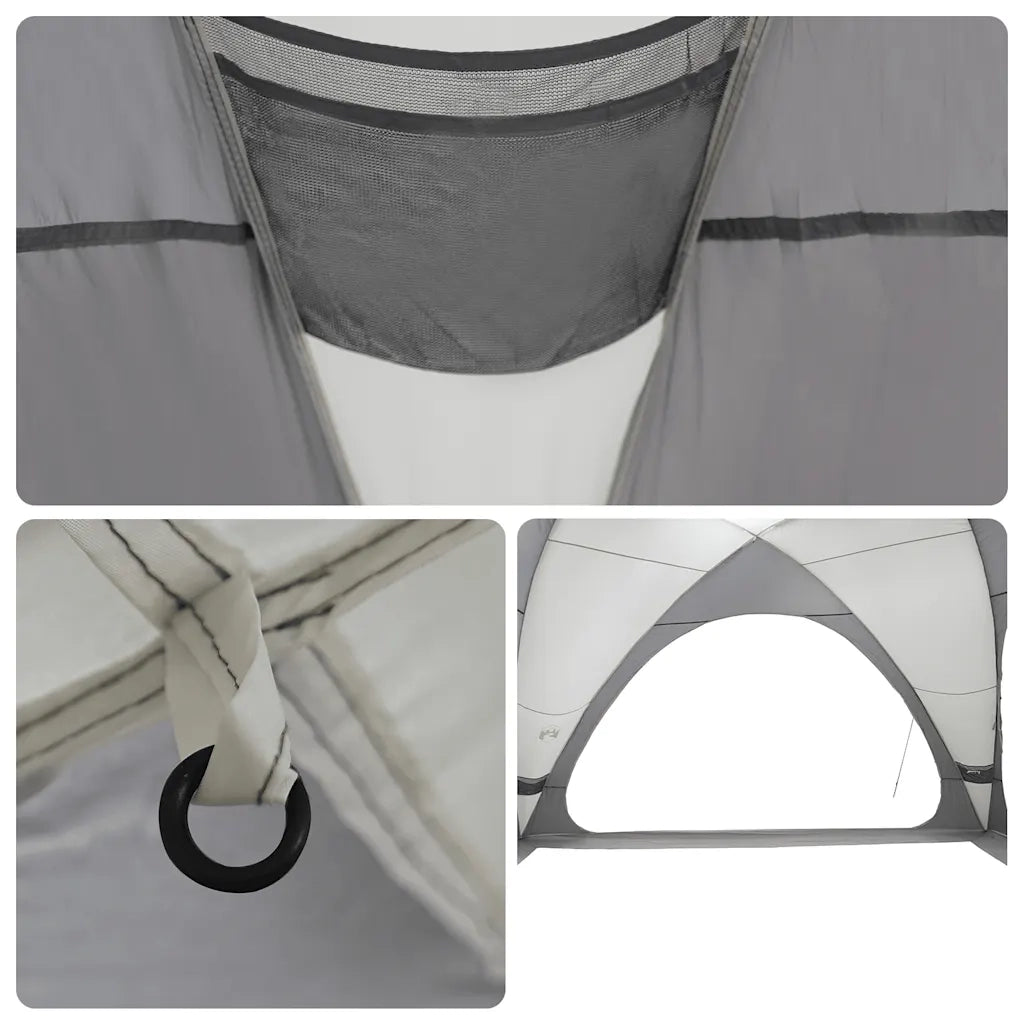 vidaXL Tenda per Feste Grigia Impermeabile