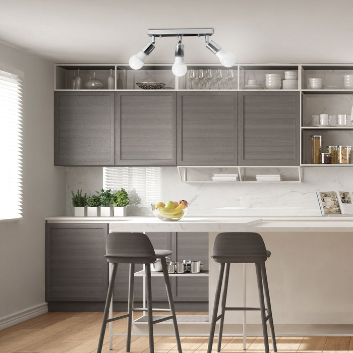 Plafoniera Riflettore Plafone APP700-3C Cromo