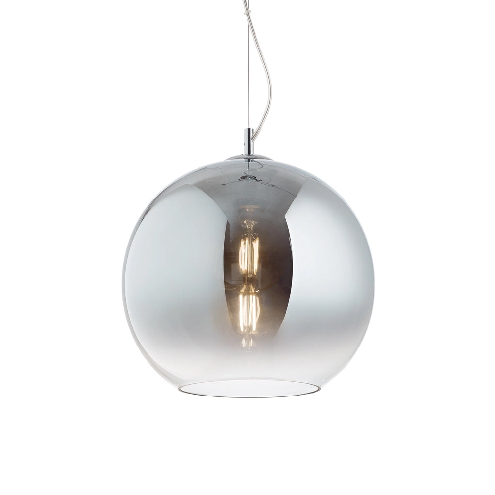 Sospensione Moderna Nemo Metallo Cromo Sfumato 1 Luce E27 D40Cm