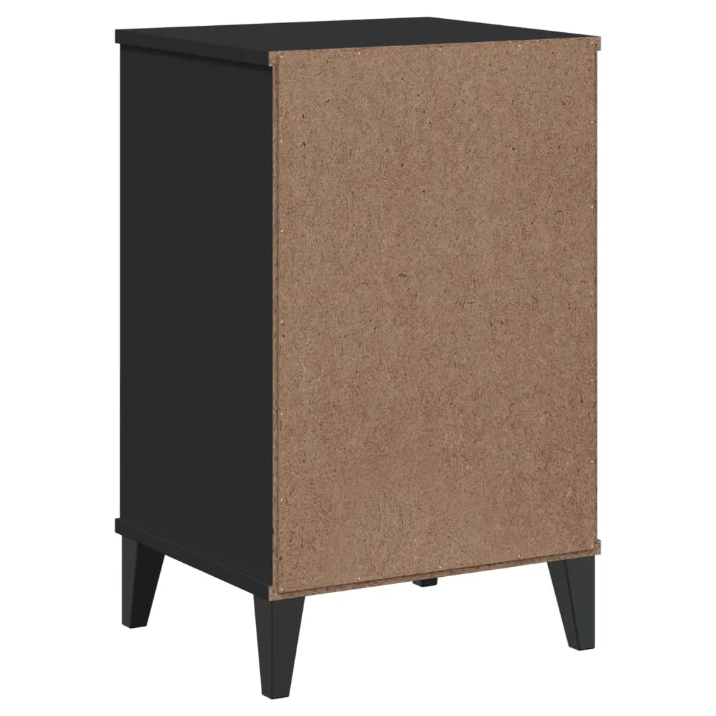 Comodino VIKEN Nero in Legno Multistrato 374915